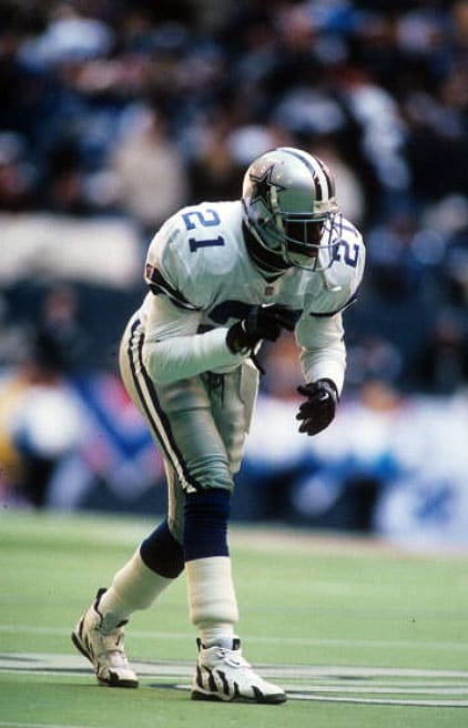 Sanders - Nike DT Max '96 - The 50 Most Iconic Sneaker Moments in NFL History | Complex