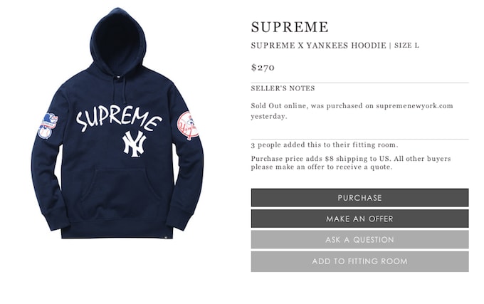 Be the first to maket. - How to Resell Supreme | Complex