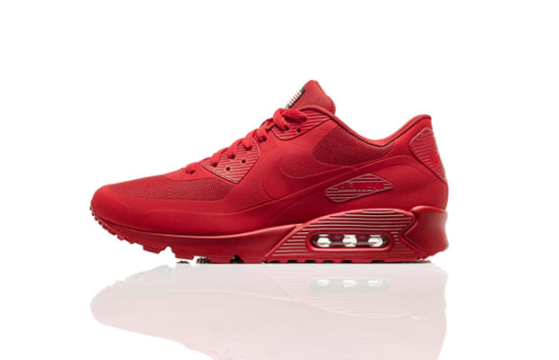 all red nike air max 1
