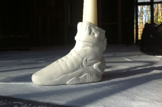 nike shoe candle