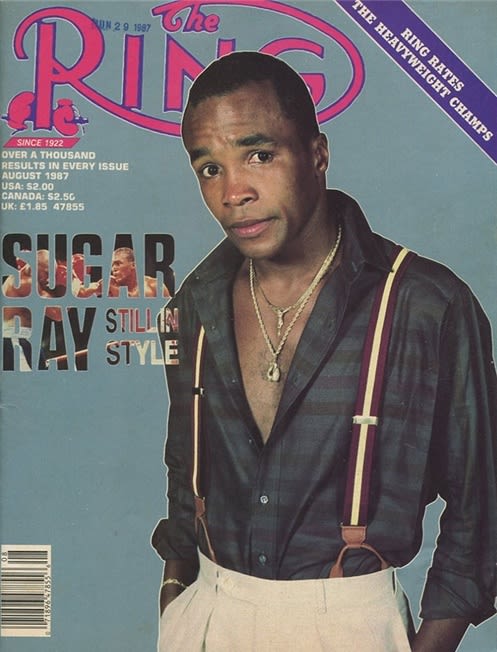 "Sugar" Ray Leonard - The Most Stylish Boxers of All Time ...