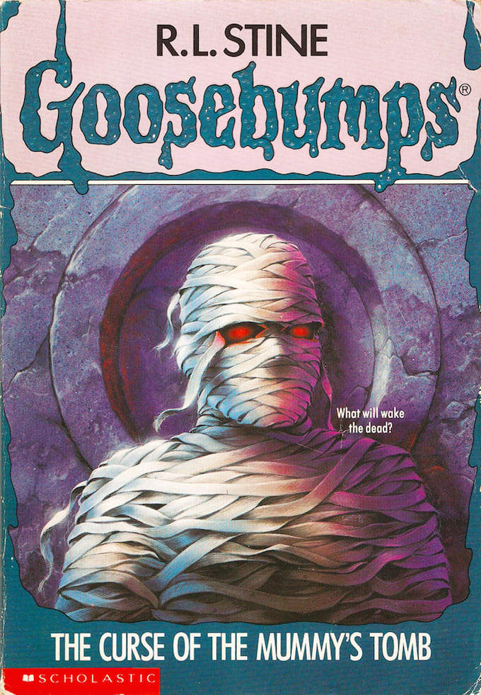 Goosebumps the curse of the mummy39s tomb book report image