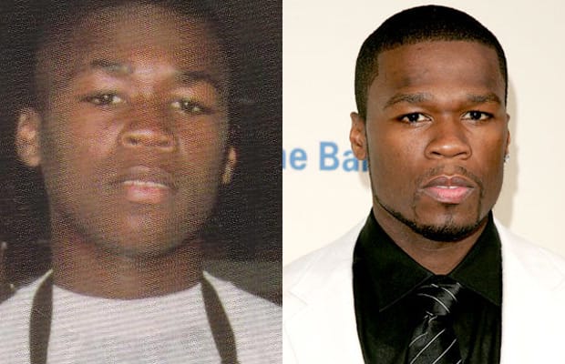 50 Cent - Then and Now: 25 Pictures of Rappers When They Were Young and