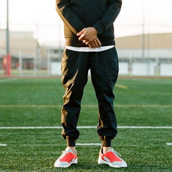 jogger pants with socks
