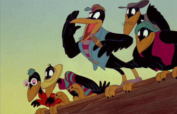 Disney movie with three black crows