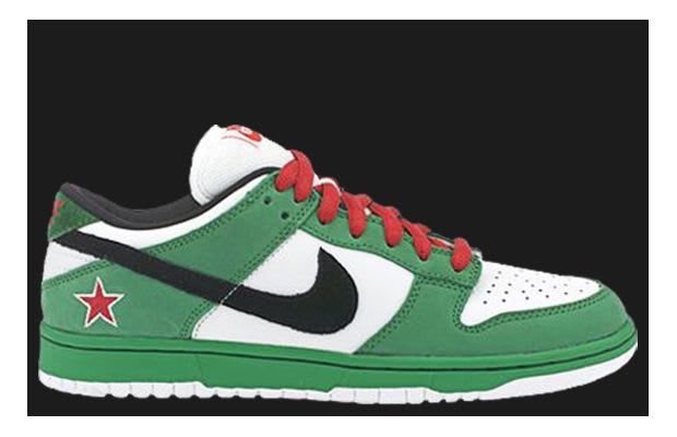 nike sb dunk heineken