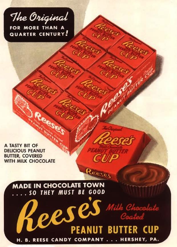 Reese's Peanut Butter Cups 25 Vintage Ads for Kids' Snacks Complex