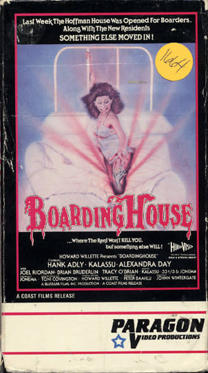 Boarding House The 50 Craziest Old School Horror Vhs Box