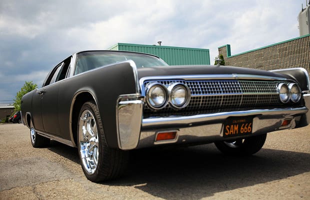 1963 Lincoln Continental - Murdered-Out: 50 Menacing Matte ...
