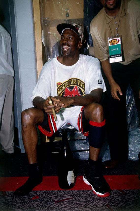 michael jordan cigar shirt