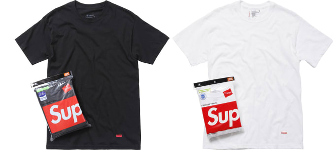 supreme x hanes