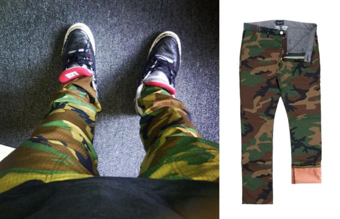 puma camo joggers