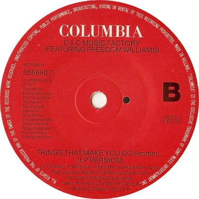 C C Music Factory Things That Make You Go Hmm 1991 A History