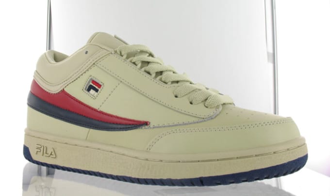 fila cream sneakers