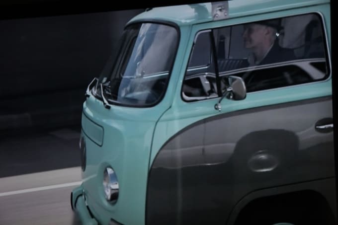 Tinker Drives a White and Turquoise VW Van - Things We ...