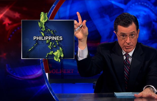 Colbert report replacement refs video