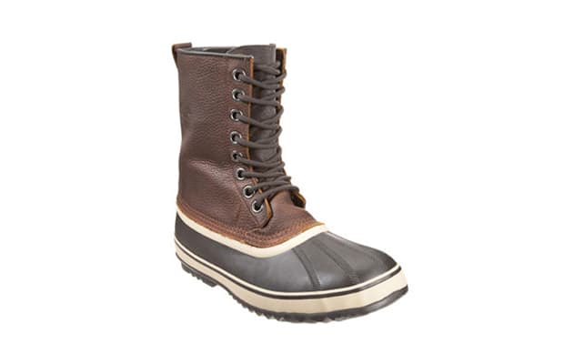 caribou genuine shearling lined waterproof duck boot