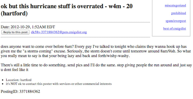 Craigslist Hookups On Video