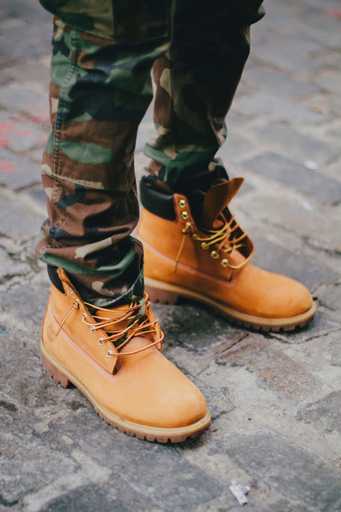 joggers and timbs