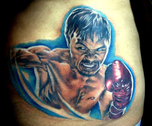 Tat Awesome Collection of Manny Pacquiao Art Complex