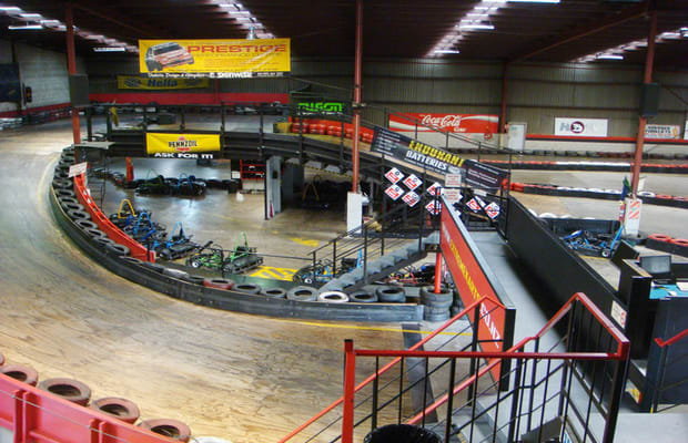 indoor race car track