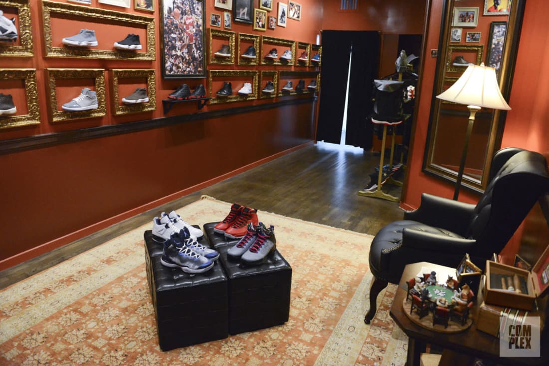 complex sneaker shopping stores