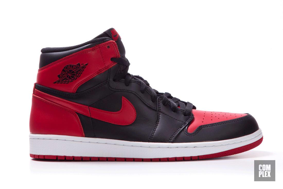 Mens Air Jordan Street Classic White Red shoes