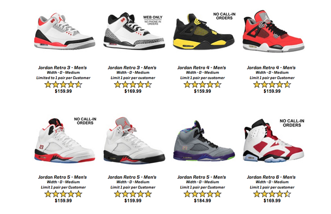 jordan shoes names and pictures