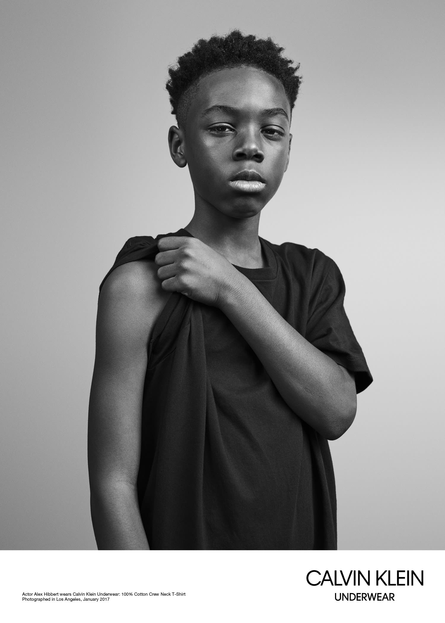 Alex Hibbert for Calvin Klein
