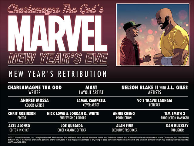 Charlamagne Tha God's Marvel New Year's Eve credits