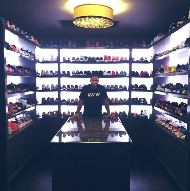 A Look Insider Victor Cruz�s Sneaker Closet Complex