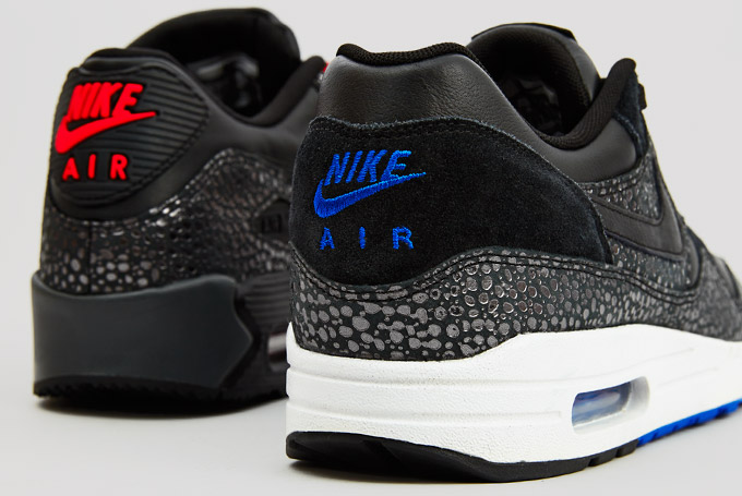 basket nike air max 1 noir safari pack deluxe basket nike air max 1 noir safari pack deluxe