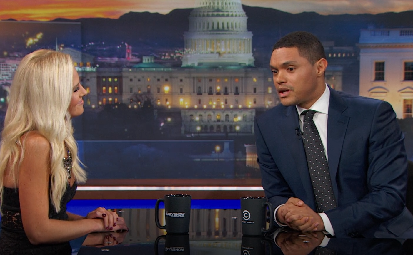 Trevor Noah and Tomi Lahren Face Off Over Trump, KKK, and Black Lives Matter on 'Daily Show'