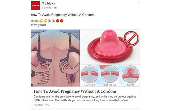 This is a photo of TJ Maxx hack.