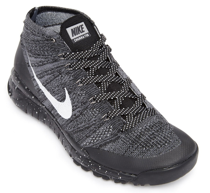 nike flyknit trainer chukka fsb black dark grey