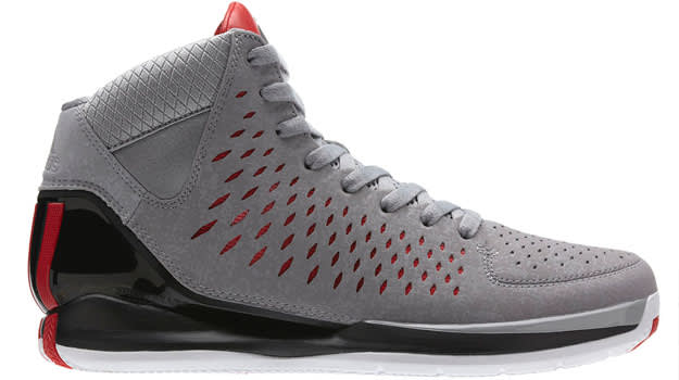 derrick rose shoes white and black