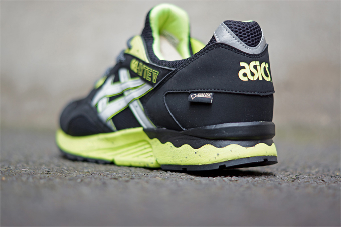 asics gel lyte v gore-tex - black / neon asics gel lyte v gore-tex - black / neon