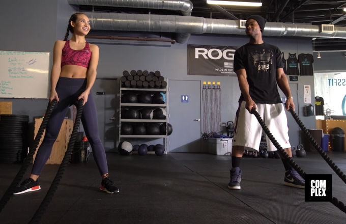 King Bach does Cross Fit on the latest episode of Get King Bach does Cross Fit on the latest episode of Get