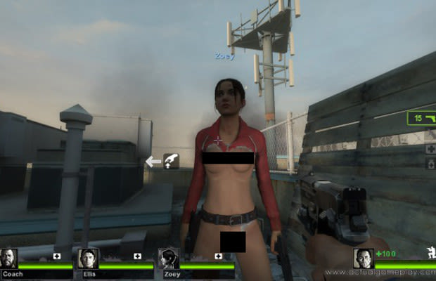 Left 4 Dead 2 10 More Of The Sexiest Nude Mods In Video