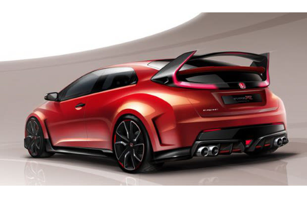 The Euro Honda Civic Type R Concept Is Way More Badass Than ...
