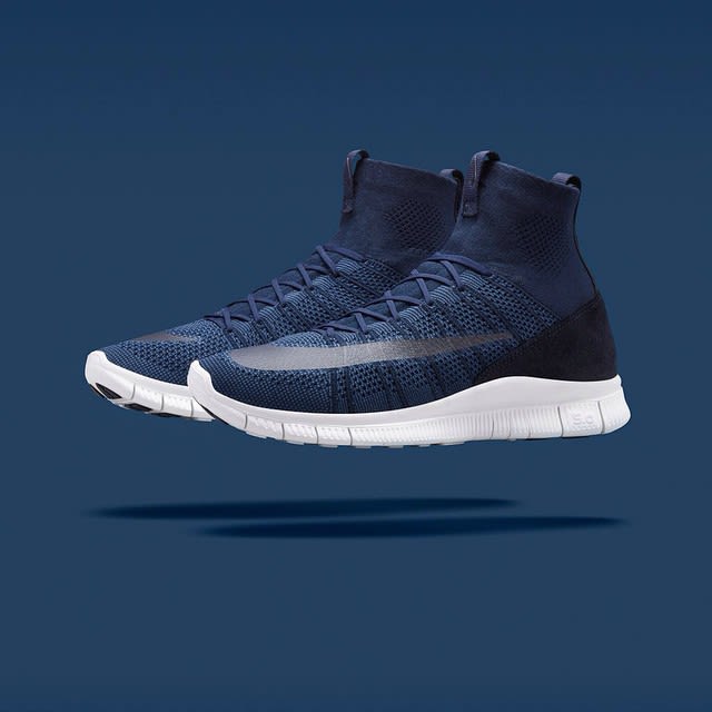nike free flyknit mercurial superfly triple white
