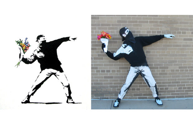 Banksy's Flower Bomber - How to Dress Like the Characters in Your