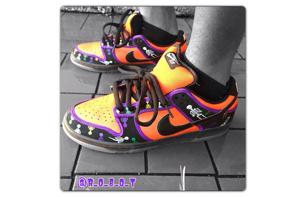 nike sb dunk dia de los muertos