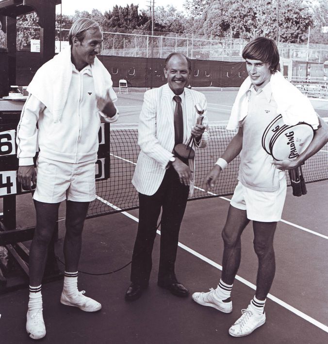 He won four U.S. Open doubles titles alongside Bob Lutz, the first in