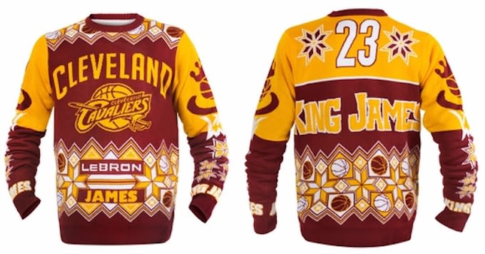 lebron james ugly christmas sweater