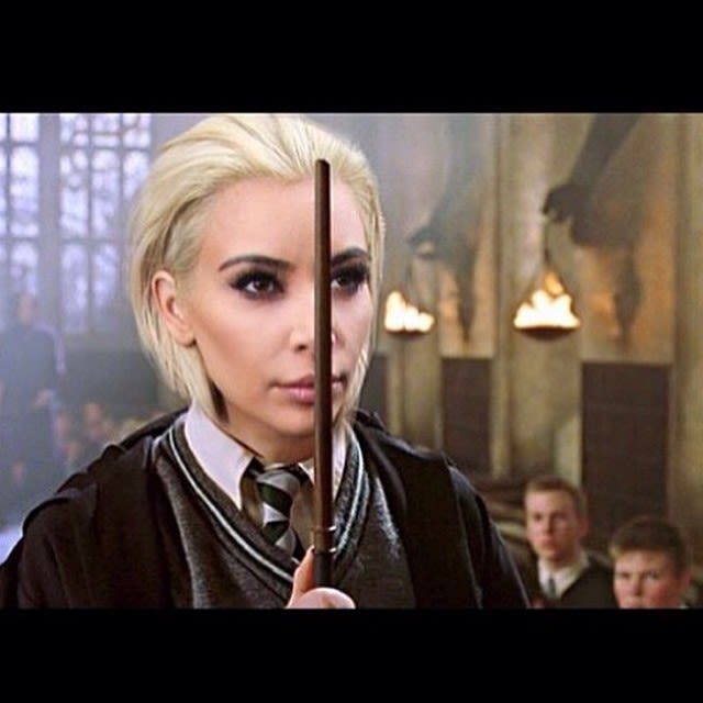 Draco Malfoy Himself Is Calling Out Kim Kardashian's Blonde Hair | Complex