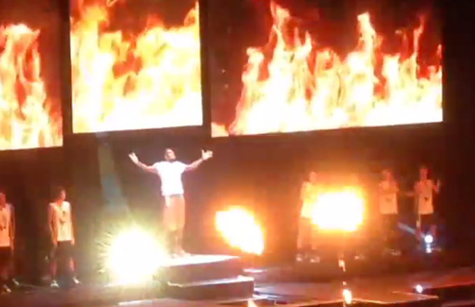 kicks on fire lebron