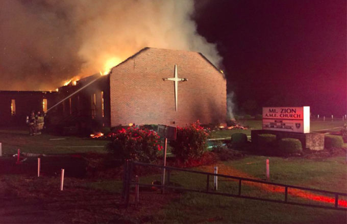 Another Fire Breaks Out at Traditionally Black Church in South Carolina
