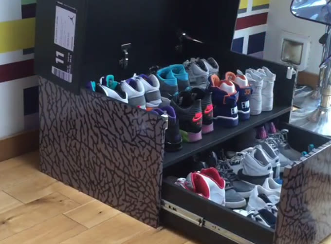Air Jordan III and Nike Sportswear Sneaker Box Storage Unit | Complex