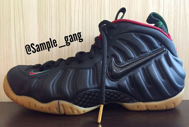 gucci foamposite black